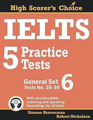 IELTS 5 Practice Tests, General Set 6: Tests No. 26-30